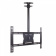 Картинка Кронштейн для телевизора Kromax COBRA-4 черный 15"-75" макс.65кг потолочный поворот и наклон от магазина РЭССИ Кронштейн для телевизора Kromax COBRA-4 черный 15"-75" макс.65кг потолочный поворот и наклон от магазина РЭССИ