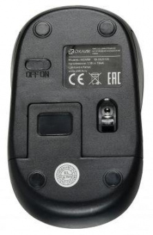 Мышь Оклик 665MW черный/красный оптическая (1000dpi) беспроводная USB для ноутбука (4but) от магазина РЭССИ