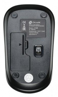 Мышь Оклик 525MW черный оптическая (1000dpi) беспроводная USB для ноутбука (3but) от магазина РЭССИ