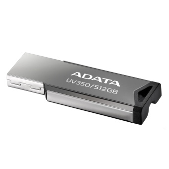 Флеш Диск A-Data 512GB UV350 AUV350-512G-RBK USB3.0 серебристый от магазина РЭССИ