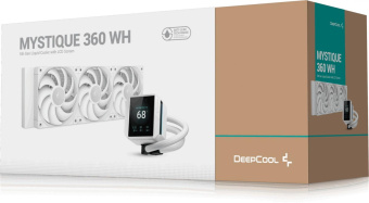 Система водяного охлаждения Deepcool Mystique 360 Soc-AM5/AM4/1200/1700/1851 белый 4-pin 36.49dB Al 1847gr Ret (R-LX360-WHDSNMP-G-1) от магазина РЭССИ
