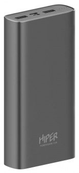 Мобильный аккумулятор Hiper Metal20K 20000mAh 2.4A 2xUSB темно-серый (METAL 20K SPACE GRAY) от магазина РЭССИ