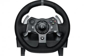 Руль Logitech G920 Driving Force (с педалями) черный от магазина РЭССИ