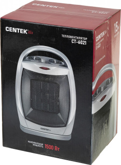 Тепловентилятор Centek CT-6021 1500Вт серый/черный от магазина РЭССИ