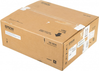 Проектор Epson EB-W06 LCD 3700Lm (1280x800) 16000:1 ресурс лампы:6000часов 1xUSB typeA 1xUSB typeB 1xHDMI 2.5кг от магазина РЭССИ