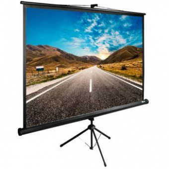 Экран Cactus 160x160см TriExpert CS-PSTE-160x160-BK 1:1 напольный рулонный черный от магазина РЭССИ