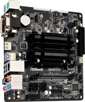 Материнская плата Asrock J5040-ITX 2xDDR4 mini-ITX AC`97 8ch(7.1) GbLAN+VGA+DVI+HDMI от магазина РЭССИ
