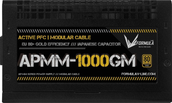 Блок питания Formula ATX 1000W APMM-1000GM Gen.5 80+ gold (20+4pin) APFC 120mm fan 8xSATA Cab Manag RTL от магазина РЭССИ