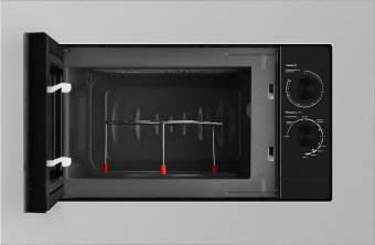 Микроволновая печь Weissgauff HMT-2015 Grill 20л. 700Вт нержавеющая сталь (встраиваемая) от магазина РЭССИ