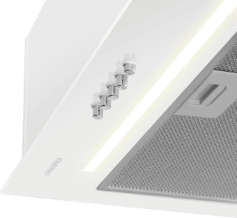 Вытяжка встраиваемая Maunfeld Crosby Hardy 1000Push белый управление: кнопочное (1 мотор) от магазина РЭССИ