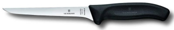Нож кухонный Victorinox Swiss Classic (6.8413.15B) стальной обвалочный лезв.150мм черный блистер от магазина РЭССИ