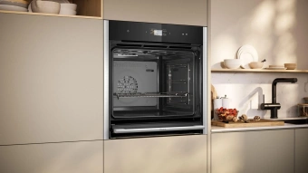 Духовой шкаф Электрический Neff B64FS31N0 черный/нержавеющая сталь от магазина РЭССИ