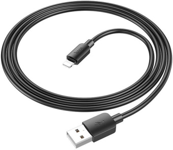 Кабель Hoco X96 Hyper iP USB (m)-Lightning (m) 1м черный коробка от магазина РЭССИ