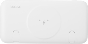 Мобильный аккумулятор Solove Solove W10 10000mAh QC3.0/PD3.0 3A беспров.зар. белый (W10 WHITE RUS) от магазина РЭССИ