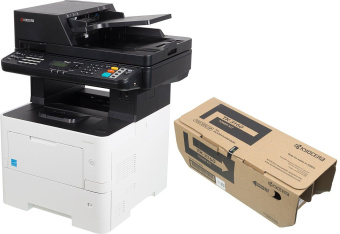 МФУ лазерный Kyocera Ecosys M3145dn A4 Duplex Net белый/черный (в комплекте: картридж) от магазина РЭССИ