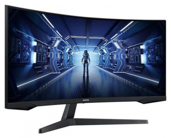 Монитор Samsung 34" Odyssey G5 C34G55TWWI черный VA LED 1ms 21:9 HDMI матовая 250cd 178гр/178гр 3440x1440 165Hz DP UW 5.6кг от магазина РЭССИ