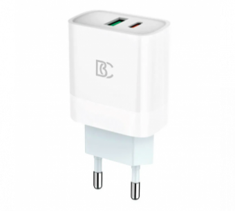 СЗУ USB/Type-C BC C62 (18W, QC3.0, PD) Белый от магазина РЭССИ