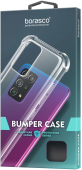 Чехол (клип-кейс) BoraSCO для Honor X7c Bumper Case прозрачный (73872) от магазина РЭССИ