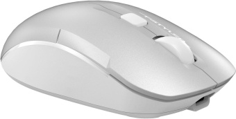 Мышь A4Tech Fstyler FB26CS Air серебристый/белый оптическая (2000dpi) silent беспроводная BT/Radio USB для ноутбука (4but) от магазина РЭССИ