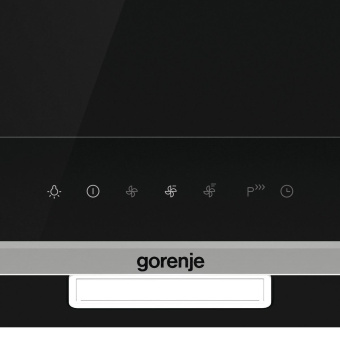 Вытяжка каминная Gorenje WHI649X21P черный управление: сенсорное (1 мотор) от магазина РЭССИ