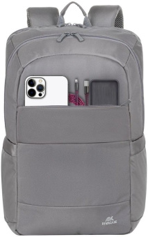 Рюкзак для ноутбука 17.3" Riva 8267 серый полиэстер от магазина РЭССИ