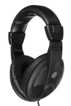 Наушники мониторные Оклик HP-M211V 1.8м черный проводные оголовье (HP-M211VB) от магазина РЭССИ