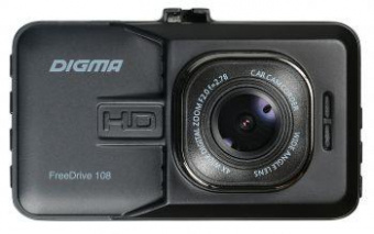 Видеорегистратор Digma FreeDrive 108 черный 1080x1920 1080p 140гр. NTK96223 от магазина РЭССИ