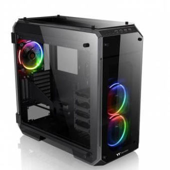 Корпус Thermaltake View 71 TG RGB черный без БП ATX 9x120mm 3x140mm 2xUSB2.0 2xUSB3.0 audio bott PSU от магазина РЭССИ
