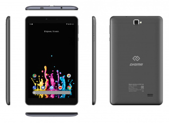 Планшет Digma Optima 8 X701 4G SC9863 (1.6) 8C RAM3Gb ROM32Gb 8" IPS 1280x800 3G 4G Android 10.0 черный 2Mpix 2Mpix BT GPS WiFi Touch microSD 128Gb minUSB 3500mAh от магазина РЭССИ