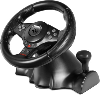 Руль Sven GC-W150 16кноп. (с педалями) черный от магазина РЭССИ