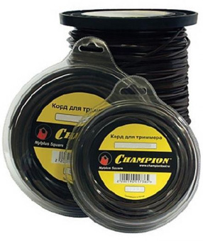 Леска для садовых триммеров Champion C5057 d=2.4мм L=12м от магазина РЭССИ