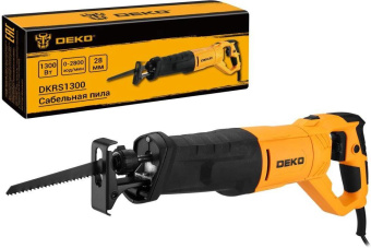 Сабельная пила Deko DKRS1300 1300Вт 2800ход/мин (085-1075) от магазина РЭССИ
