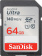 Флеш карта SDXC 64GB Sandisk SDSDUNB-064G-GN6IN Ultra от магазина РЭССИ