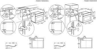 Духовой шкаф Электрический AEG KMK965090T черный матовый от магазина РЭССИ