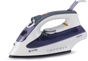 Утюг Vitek VT-8356 2600Вт белый/серый от магазина РЭССИ