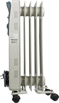 Радиатор масляный Ресанта ОМ-5Н 1000Вт белый от магазина РЭССИ