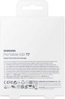 Накопитель SSD Samsung USB-C 500Gb MU-PC500H/WW T7 1.8" синий от магазина РЭССИ