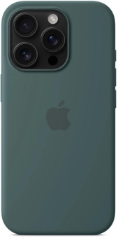 Чехол (клип-кейс) Apple для Apple iPhone 16 Pro Silicone Case A3315 with MagSafe зеленый Lake Green (MYYR3ZM/A) от магазина РЭССИ