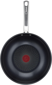 Сковорода ВОК (WOK) Tefal Intuition B8171944 круглая 28см покрытие: антипригарное с титаном ручка несъемная (без крышки) стальной (2100125812) от магазина РЭССИ