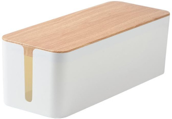 Органайзер Cactus CS-BOX-WH белый/бамбук от магазина РЭССИ