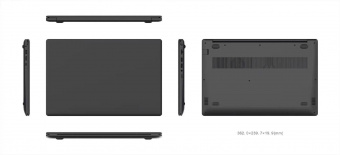 Ноутбук Hiper Workbook N15RP Ryzen 5 3500U 16Gb SSD512Gb AMD Radeon Vega 8 15.6" IPS FHD (1920x1080) Windows 10 Professional black WiFi BT Cam 6000mAh (N15RP96WI) от магазина РЭССИ