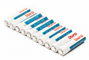 Батарея Buro Alkaline LR03 AAA (40шт) коробка от магазина РЭССИ