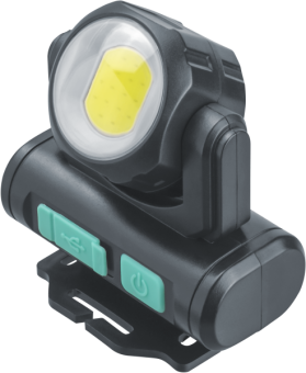 Фонарь светодиодный NPT-H38-ACCU 1COB, 3.2Вт + 1 LED, 3Вт налобный аккумуляторный от магазина РЭССИ