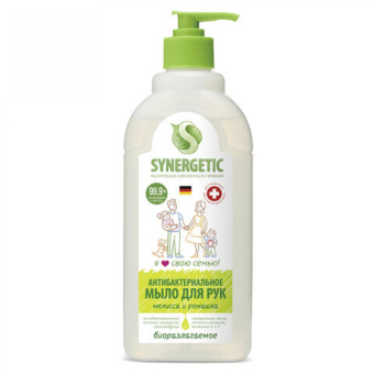 Жидкое антибактериальное мыло SYNERGETIC Мелисса и ромашка 0.5 л 105061 от магазина РЭССИ