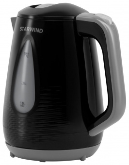 Чайник электрический Starwind SKP2316 1.7л. 2200Вт черный/серый (корпус: пластик) от магазина РЭССИ