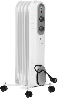 Радиатор масляный Royal Clima PIEMONTE ROR-P5-1000M 1000Вт белый/серый от магазина РЭССИ