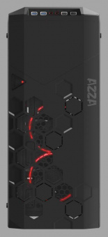 Корпус Formula V-LINE 6000-RGB черный без БП ATX 2x120mm 2xUSB2.0 2xUSB3.0 audio front door bott PSU от магазина РЭССИ