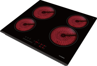 Варочная поверхность Hyundai HHE 6451 BG черный от магазина РЭССИ