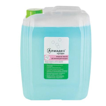 Дезинфицирующее мыло АЛМАДЕЗ Профи 5 л евро канистра МАП-87 от магазина РЭССИ