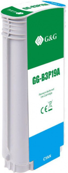 Картридж струйный G&G №727 GG-B3P19A голубой (130мл) для HP DJ T920/T1500 от магазина РЭССИ